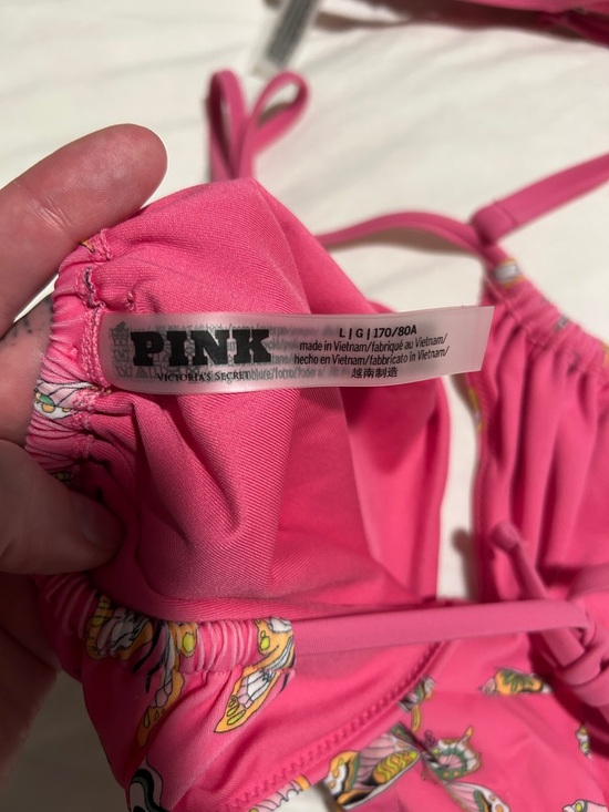 Worn Once Victoria’s Secret PINK Pink Butterfly Print Bikini Set - Picture 4 of 5